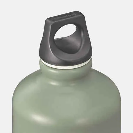 0.75l aluminium screw-top water bottle - grey