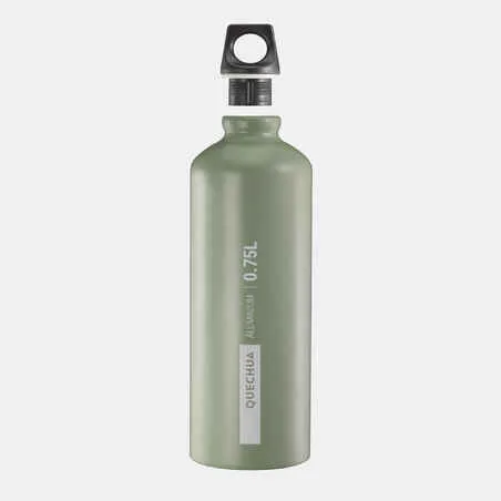 0.75l aluminium screw-top water bottle - grey