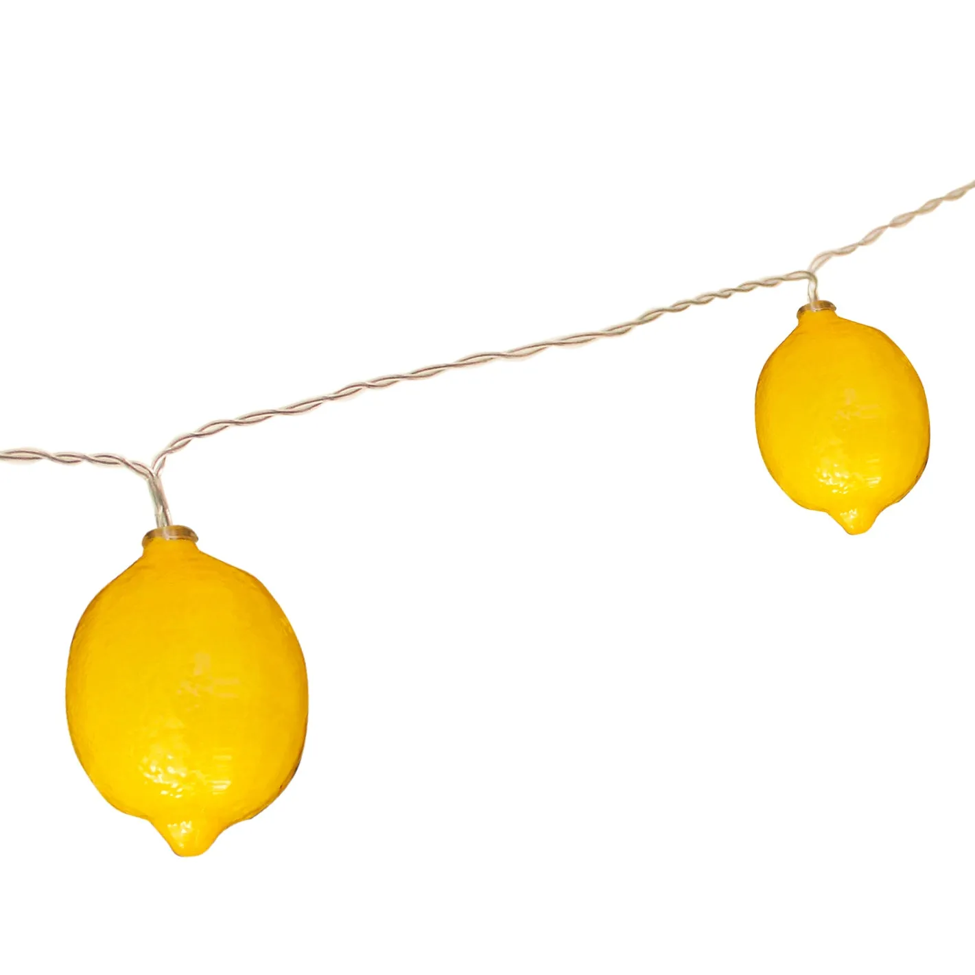 10 LED Battery Operated String Light with Lemon - Warm White