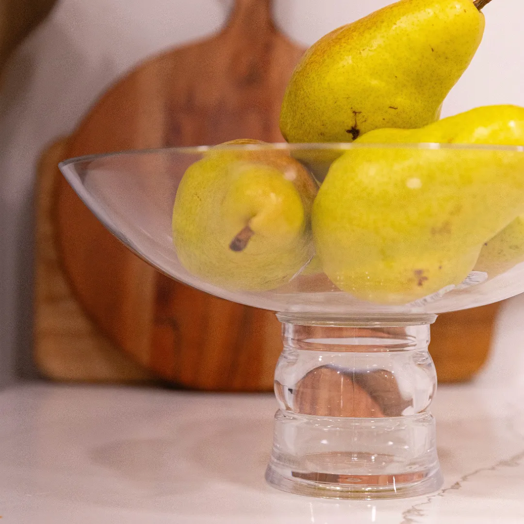 10" Round Fruit Bowl with a Removable Stand