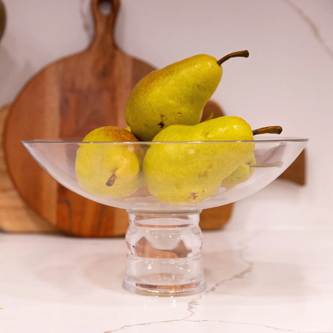 10" Round Fruit Bowl with a Removable Stand