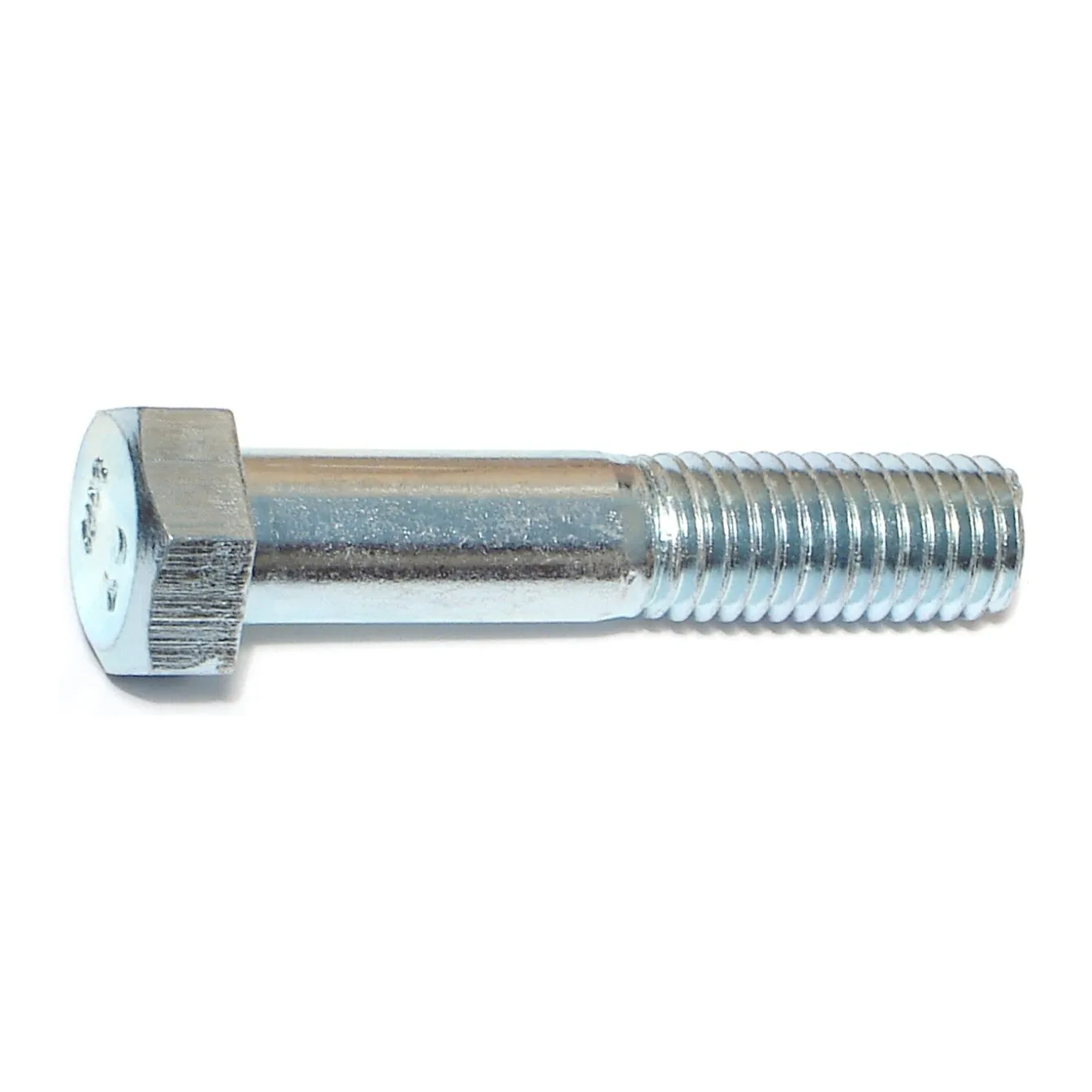 1/2"-13 x 2-1/2" Zinc Plated Grade 2 / A307 Steel Coarse Thread Hex Bolts