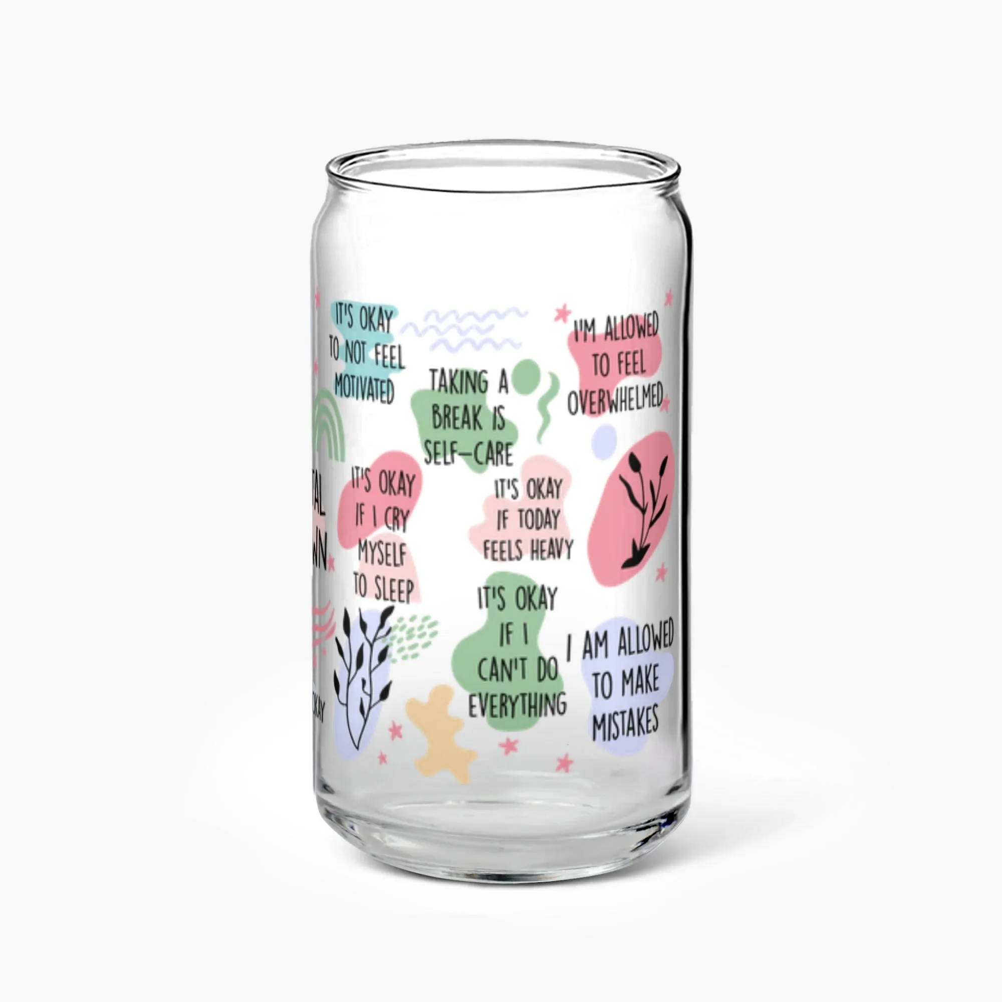 16oz My Mental Breakdown Cup Soda Can Glass