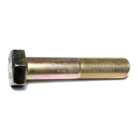 1"-14 x 5" Zinc Plated Grade 8 Hex Cap Screws (5 pcs)