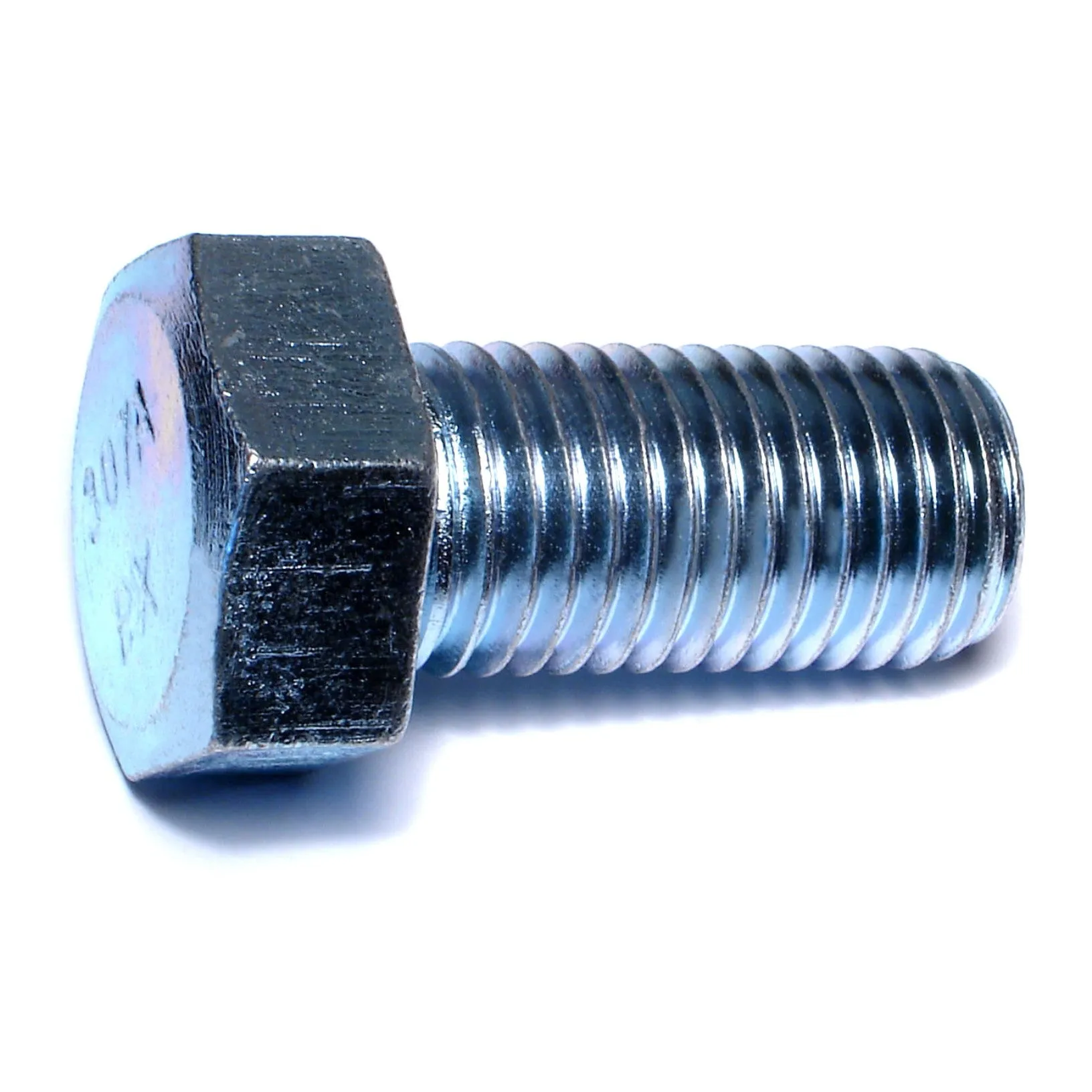 1"-8 x 2" Zinc Grade 2 / A307 Hex Bolts (5 pcs.)