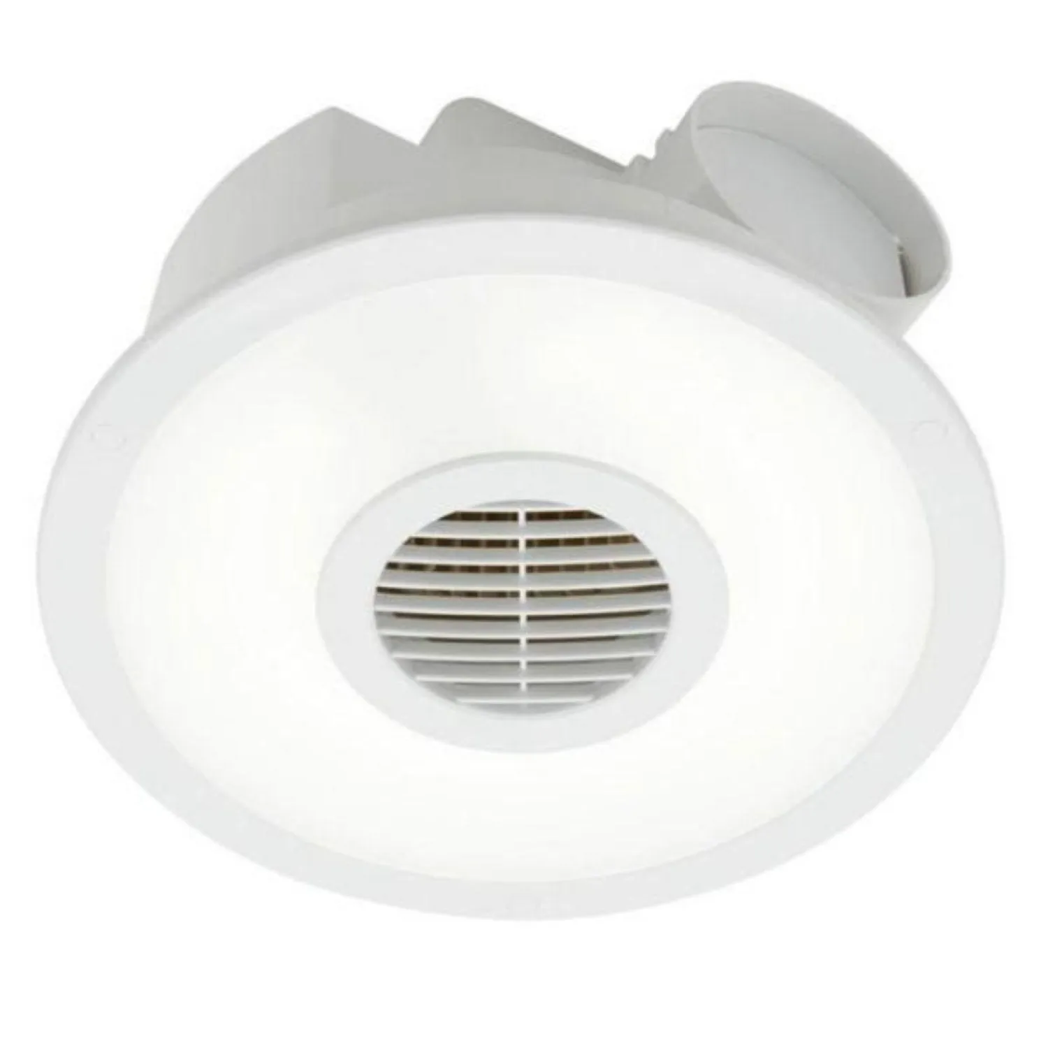 250m³/hr Skyline LED Round Exhaust Fan 16w in White/Cream