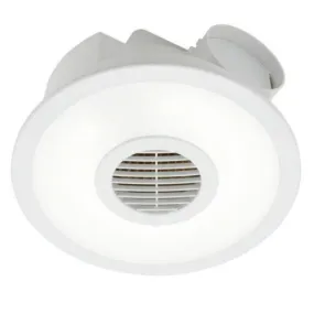 250m³/hr Skyline LED Round Exhaust Fan 16w in White/Cream