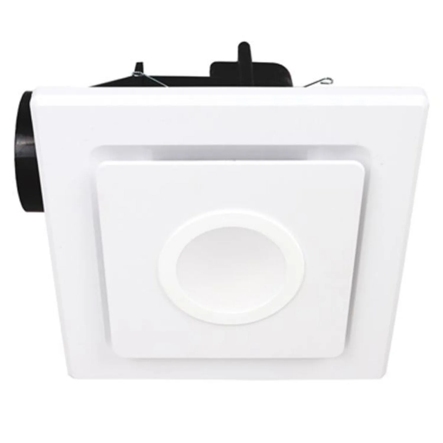 270/320m³/h Emeline II Bathroom Exhaust Fan w/ LED Light in Black/White (Round/Square)