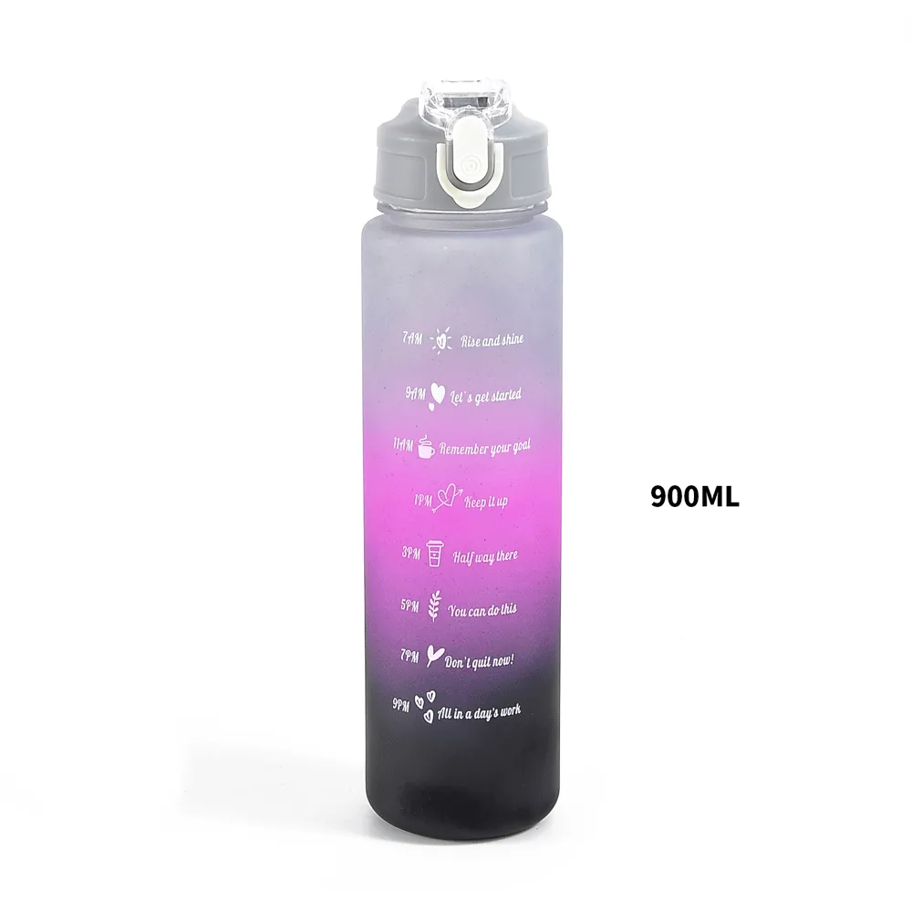 3 In 1 Trendy Motivational Tumbler Water Bottle (2000ml,900ml,300ml.