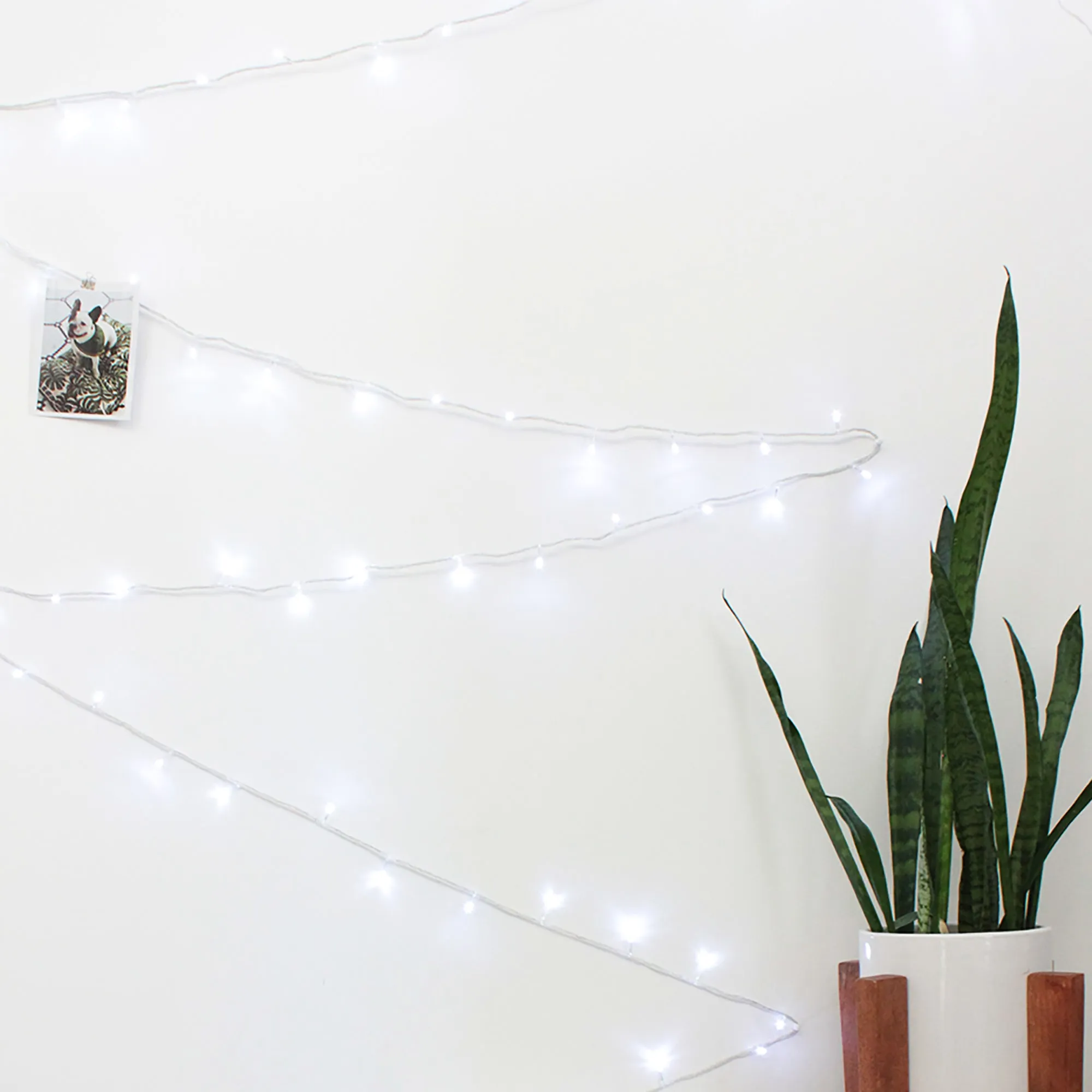 30 LED Clear Cable String Lights - Battery Operated