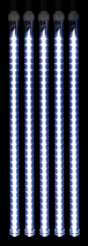 5 Pack 24'' Blue LED Strobe Snowfall Tube Lights