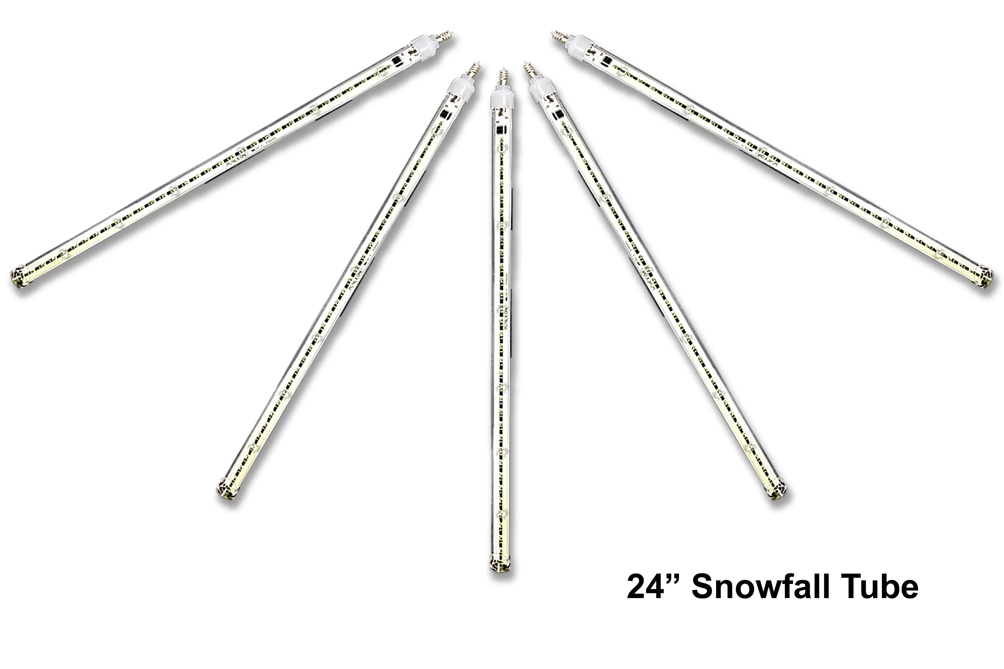 5 Pack 24" C7 Cool White Snowfall Tube