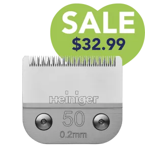 #50 Clipper Blade 0.2 mm by Heiniger