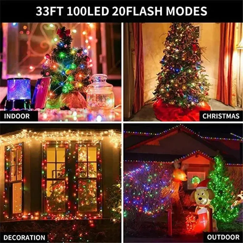 5/10/ 20M RGB LED String Light APP Bluetooth  Smart Fairy Lights Festoon Christmas Tree Wedding Outdoor Garden  Decor New Year L