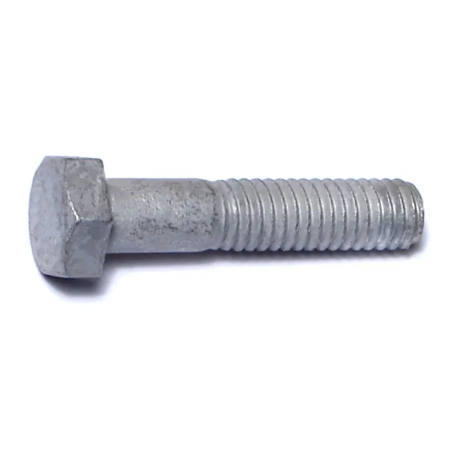 5/16"-18 x 1-1/2" Hot Dip Galvanized Steel Coarse Thread Hex Cap Screws