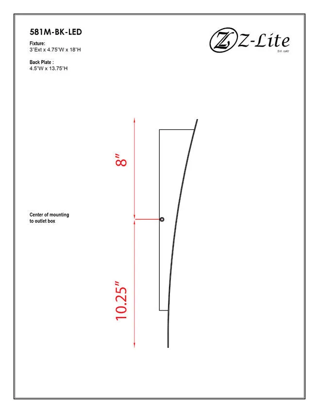 581M-BK-LED