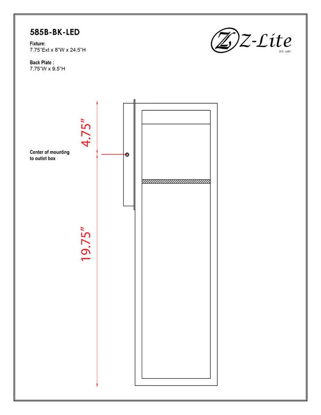 585B-BK-LED