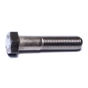 7/16"-20 x 2" 18-8 Stainless Hex Cap Screws (4 pcs.)