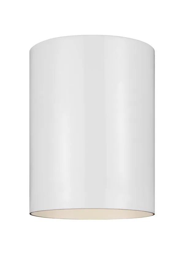 7813897S-10, Small LED Ceiling Flush Mount , Outdoor Cylinders Collection