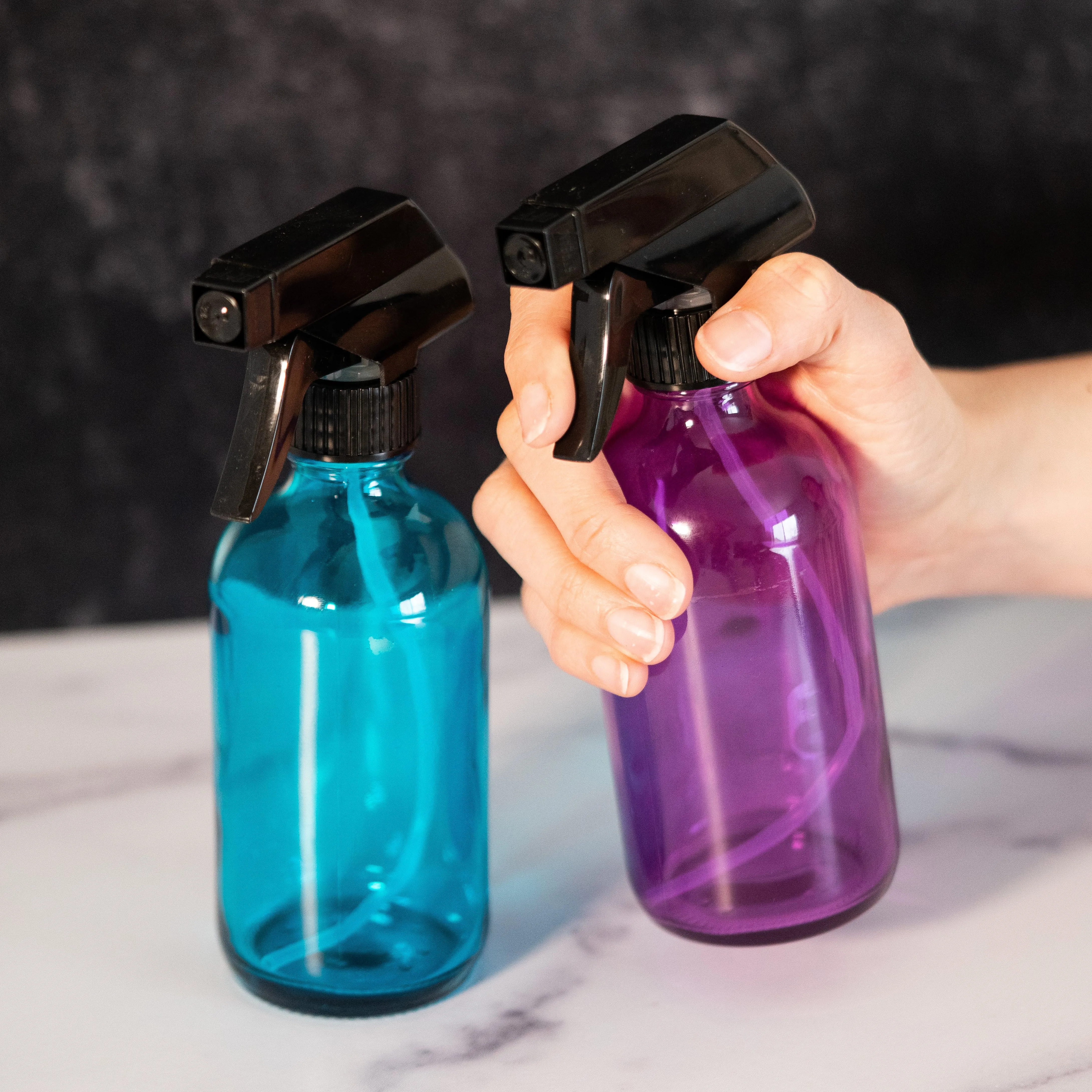 8 oz Glass Trigger Sprayer Bottle - 2Pk