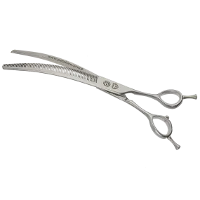 8" 60T Curved Blender Thinner Shear by PetStore.Direct