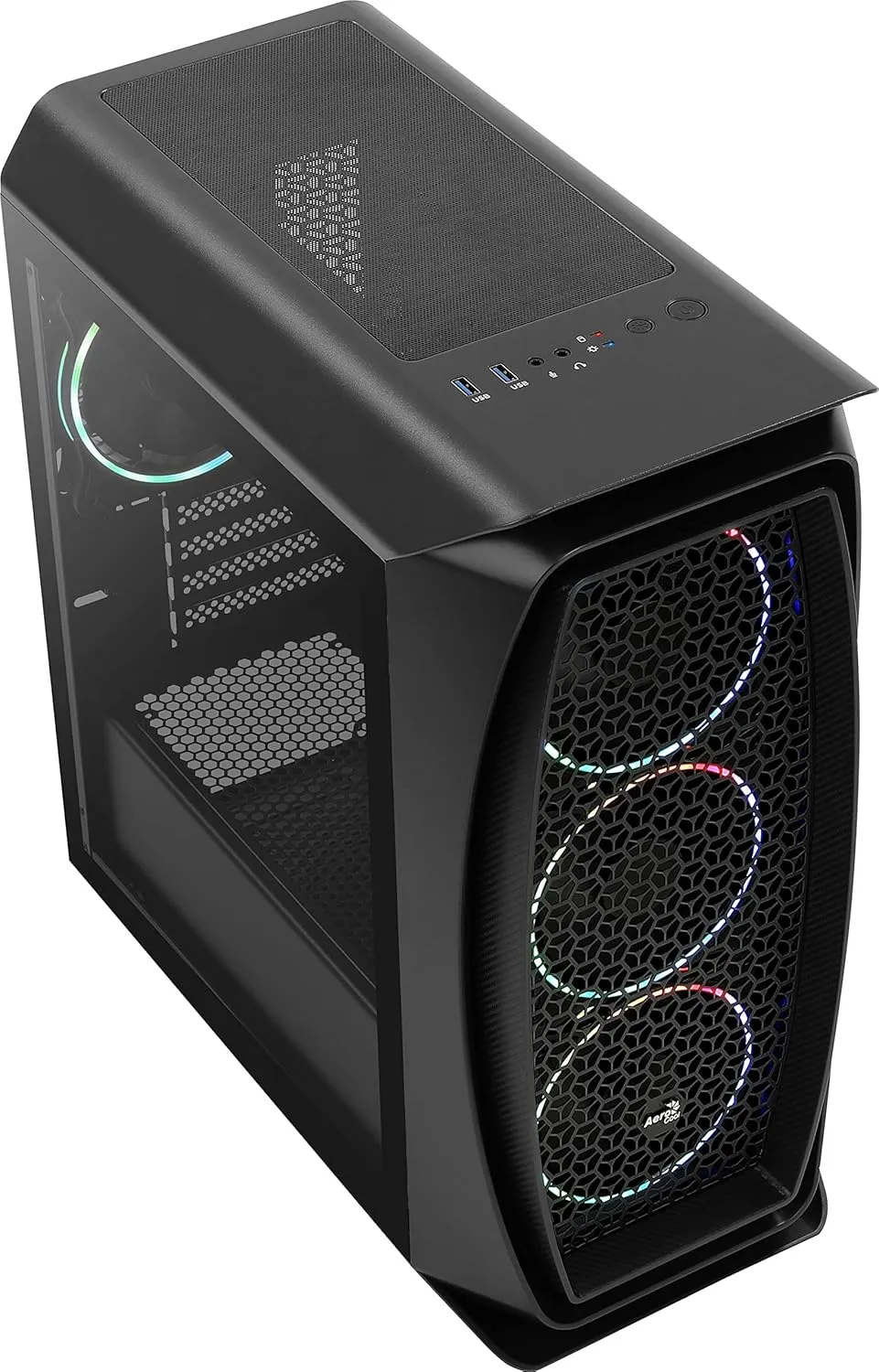 AeroCool Aero One Eclipse ARGB Black 黑色 Tempered Glass ATX Case