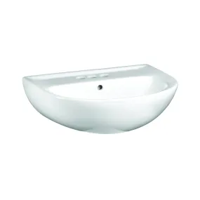 American Standard Evolution Series 0468004.020 Pedestal Sink Top, 3-Deck Hole, 24 in OAW, 19 in OAH, 34-1/2 in OAD