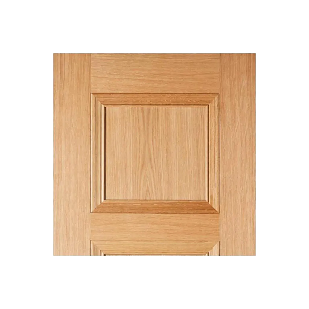 Amsterdam 3 Panel Oak Fire Internal Door Pair - 1/2 Hour Fire Rated - Prefinished