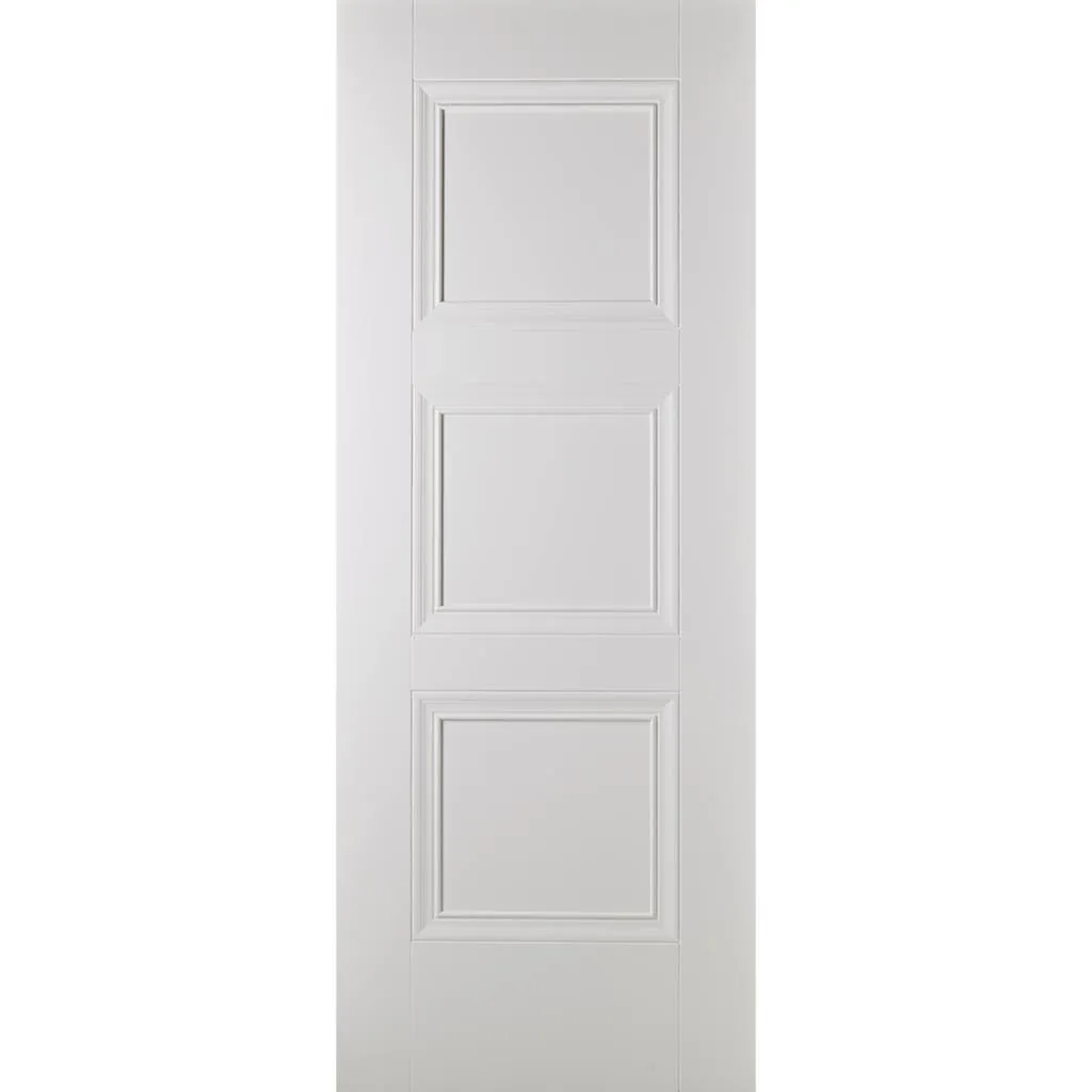 Amsterdam 3 Panel Single Evokit Pocket Door - White Primed