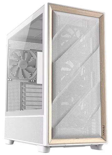 ANTEC FLUX White 白色 Tempered Glass Mid-Tower E-ATX Case 支援背插式主機板