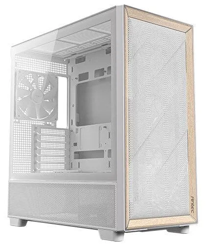 ANTEC FLUX White 白色 Tempered Glass Mid-Tower E-ATX Case 支援背插式主機板