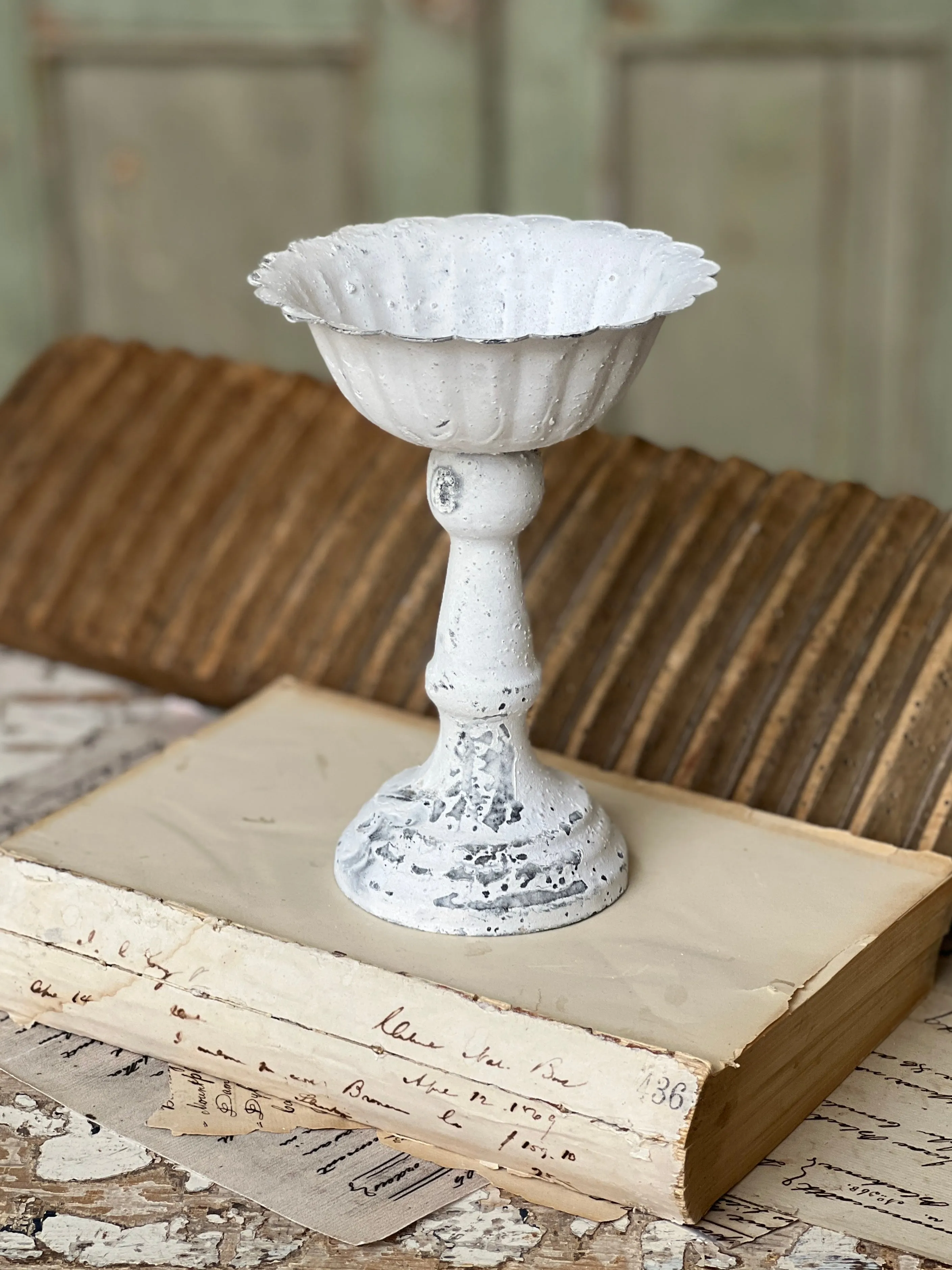 Antheil Pedestal | Cream | 6.5" **