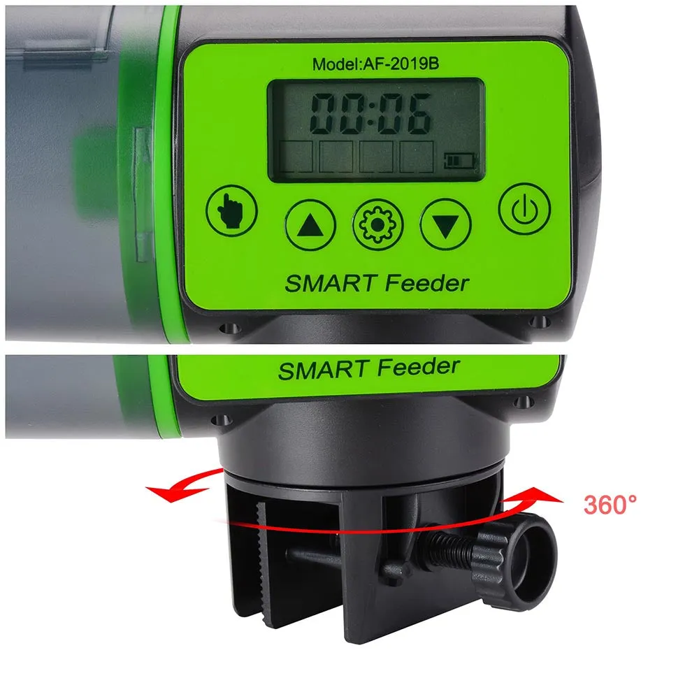 AquaBasik Automatic Fish Feeder 200ml LCD Timer