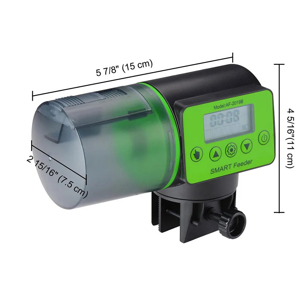 AquaBasik Automatic Fish Feeder 200ml LCD Timer