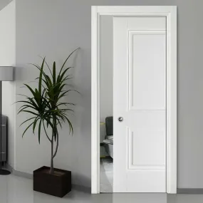 Arnhem 2 Panel Single Evokit Pocket Door - White Primed