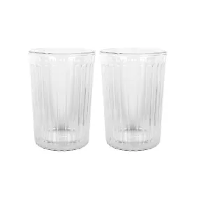 Avanti Rigato Double Wall Set Of 2 350ml