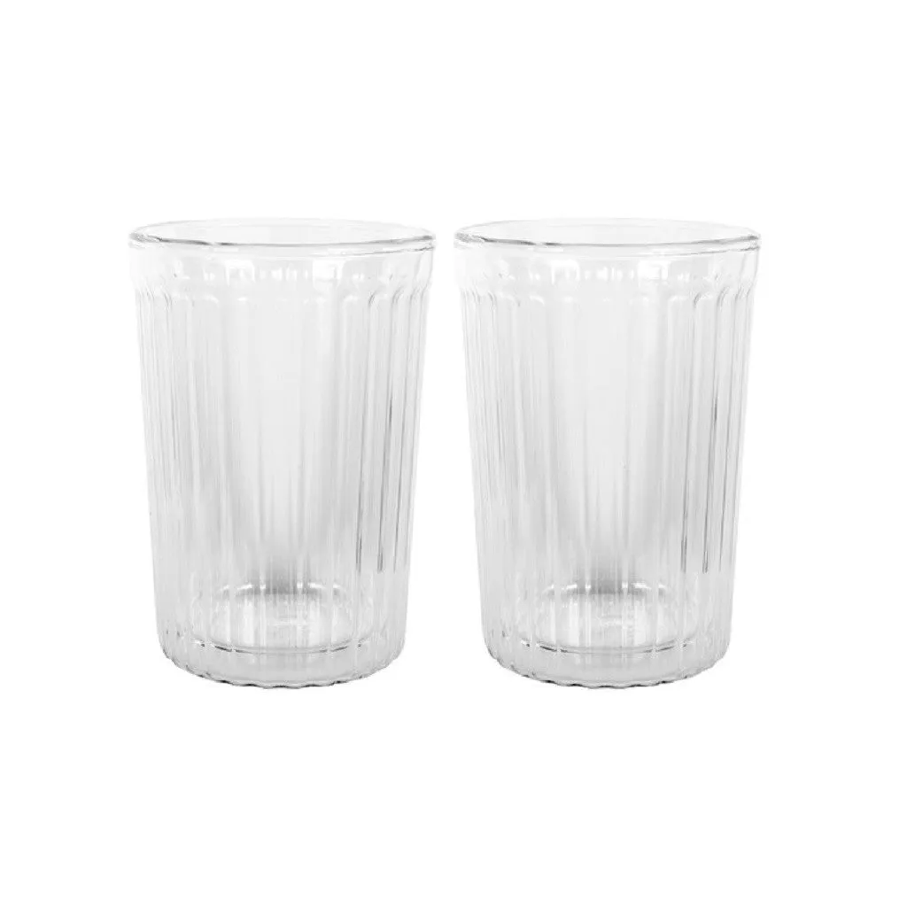 Avanti Rigato Double Wall Set Of 2 350ml