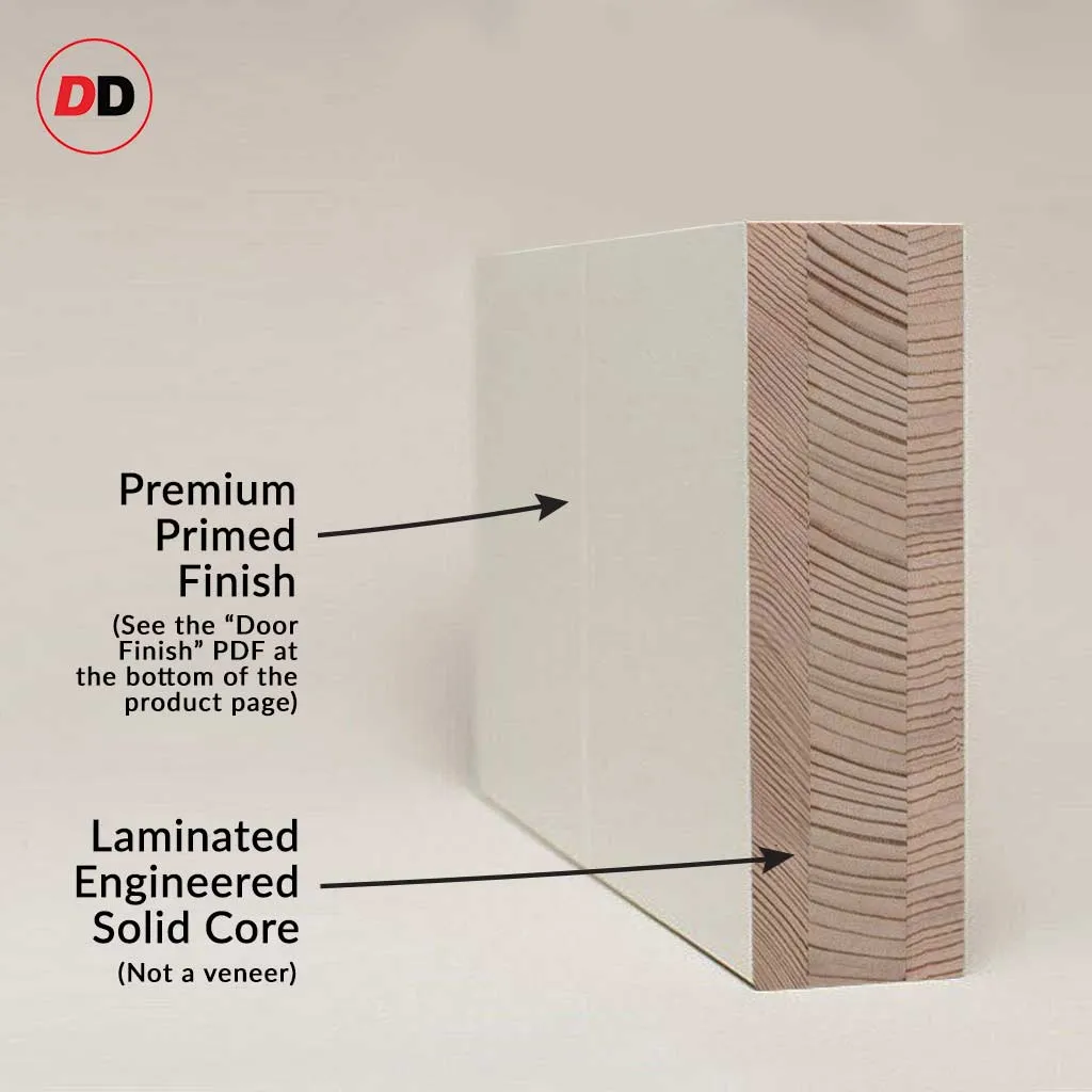 Bespoke Handmade Eco-Urban® Caledonia 10 Panel Single Evokit Pocket Door DD6433 - Colour Options