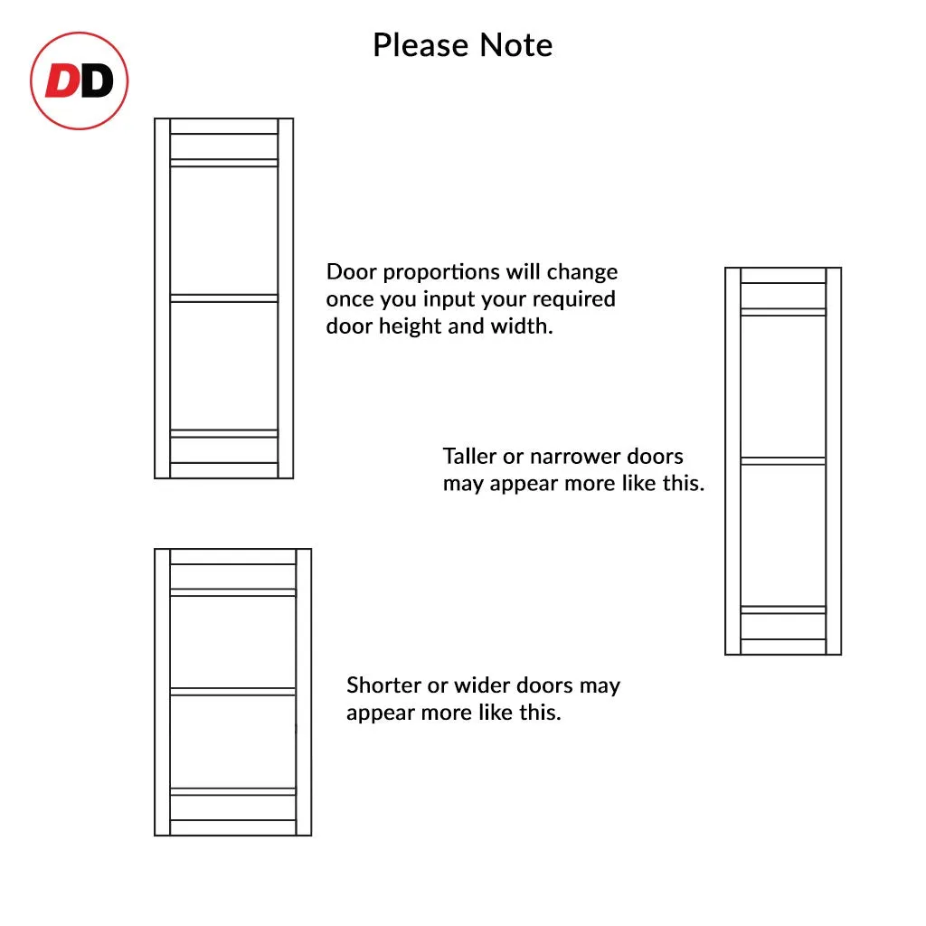 Bespoke Handmade Eco-Urban® Malvan 4 Panel Single Absolute Evokit Pocket Door DD6414 - Colour Options