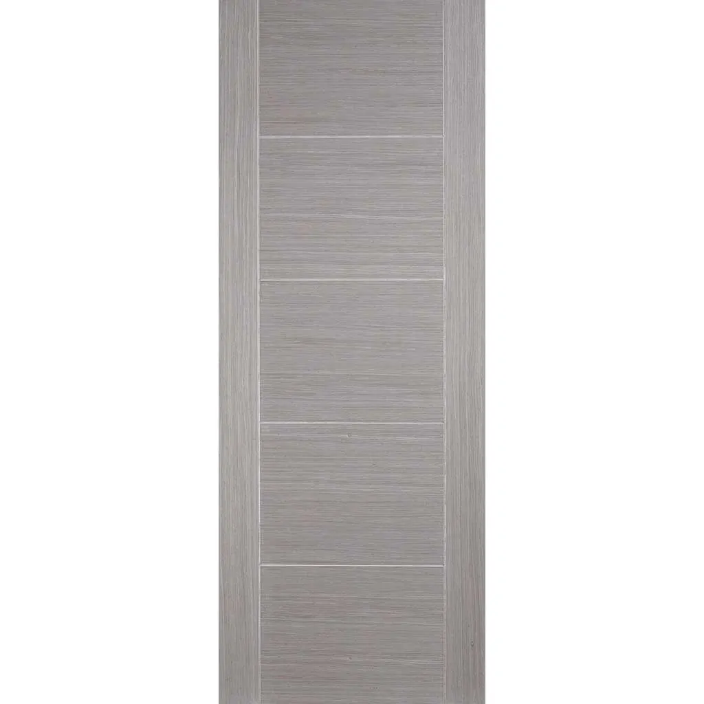 Bespoke Light Grey Vancouver Double Frameless Pocket Door - Prefinished