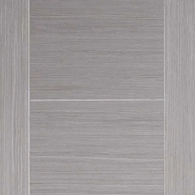 Bespoke Light Grey Vancouver Single Frameless Pocket Door - Prefinished