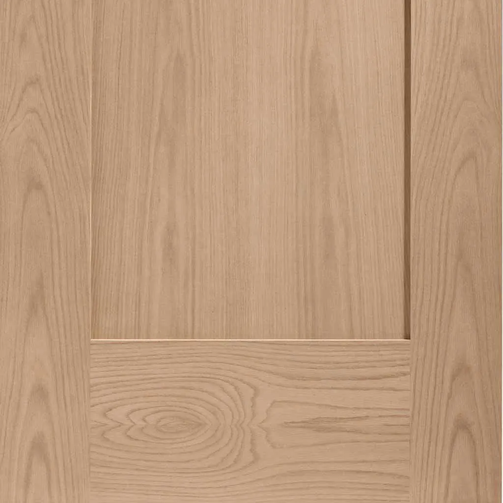 Bespoke P10 Oak 1 Panel 2 Door Maximal Wardrobe and Frame Kit