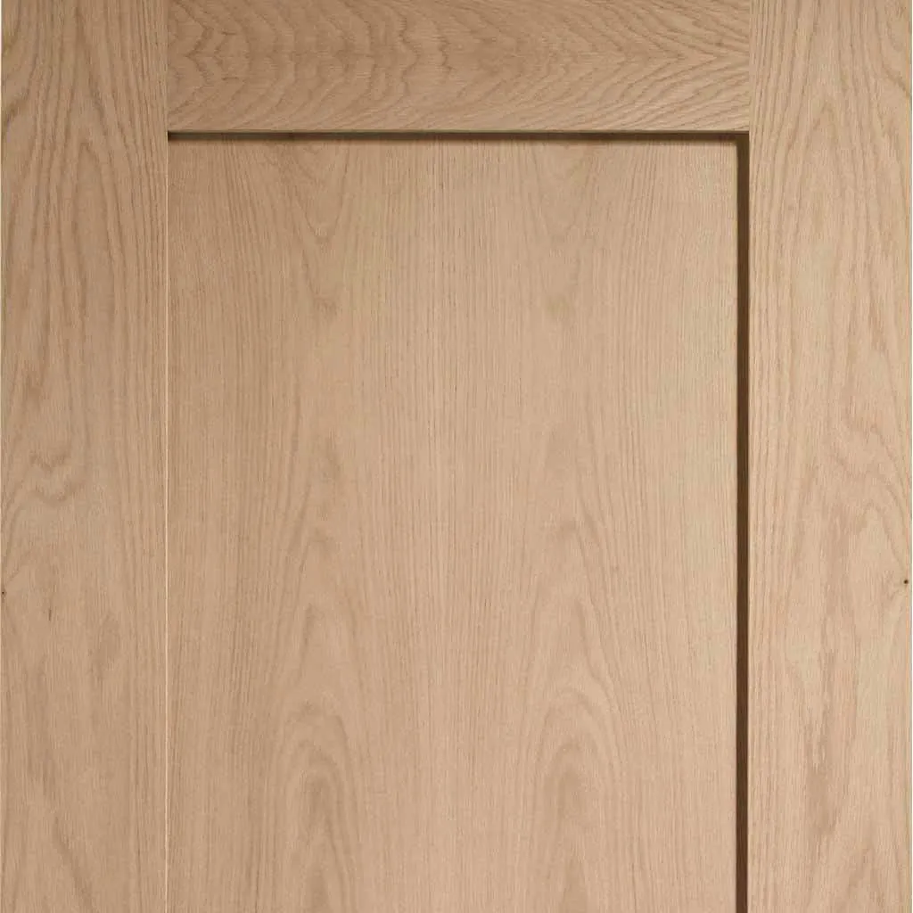 Bespoke P10 Oak 1 Panel 2 Door Maximal Wardrobe and Frame Kit