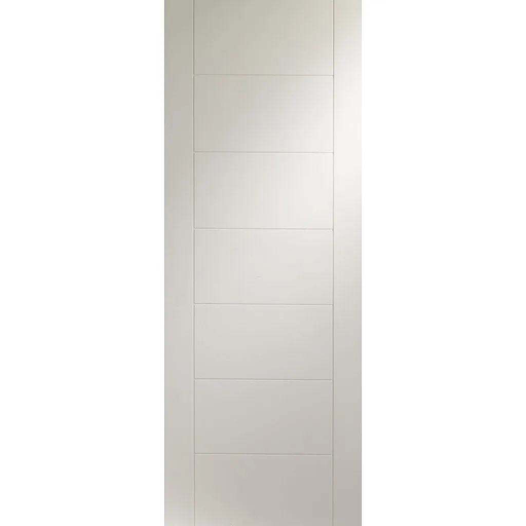 Bespoke Palermo Flush 2 Door Maximal Wardrobe and Frame Kit - White Primed - White Primed