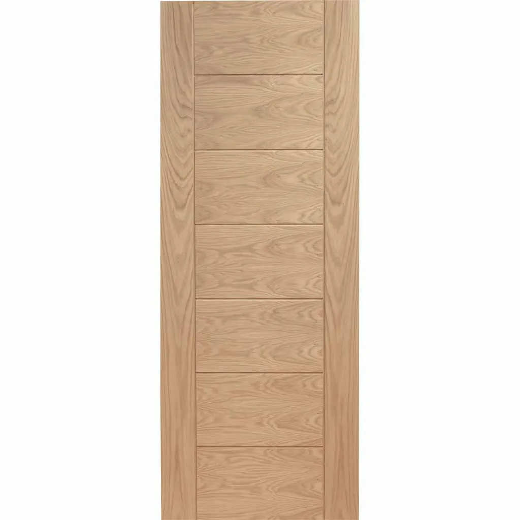 Bespoke Palermo Flush Oak 4 Door Maximal Wardrobe and Frame Kit