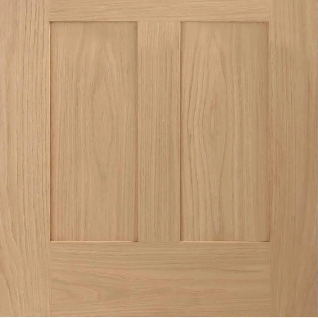 Bespoke Pass-Easi Malton Oak Shaker 2L Glazed - 4 Sliding Doors and Frame Kit