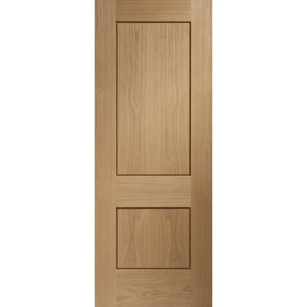 Bespoke Pass-Easi Piacenza Oak 2 Panel Flush - 3 Sliding Doors and Frame Kit - Groove Design