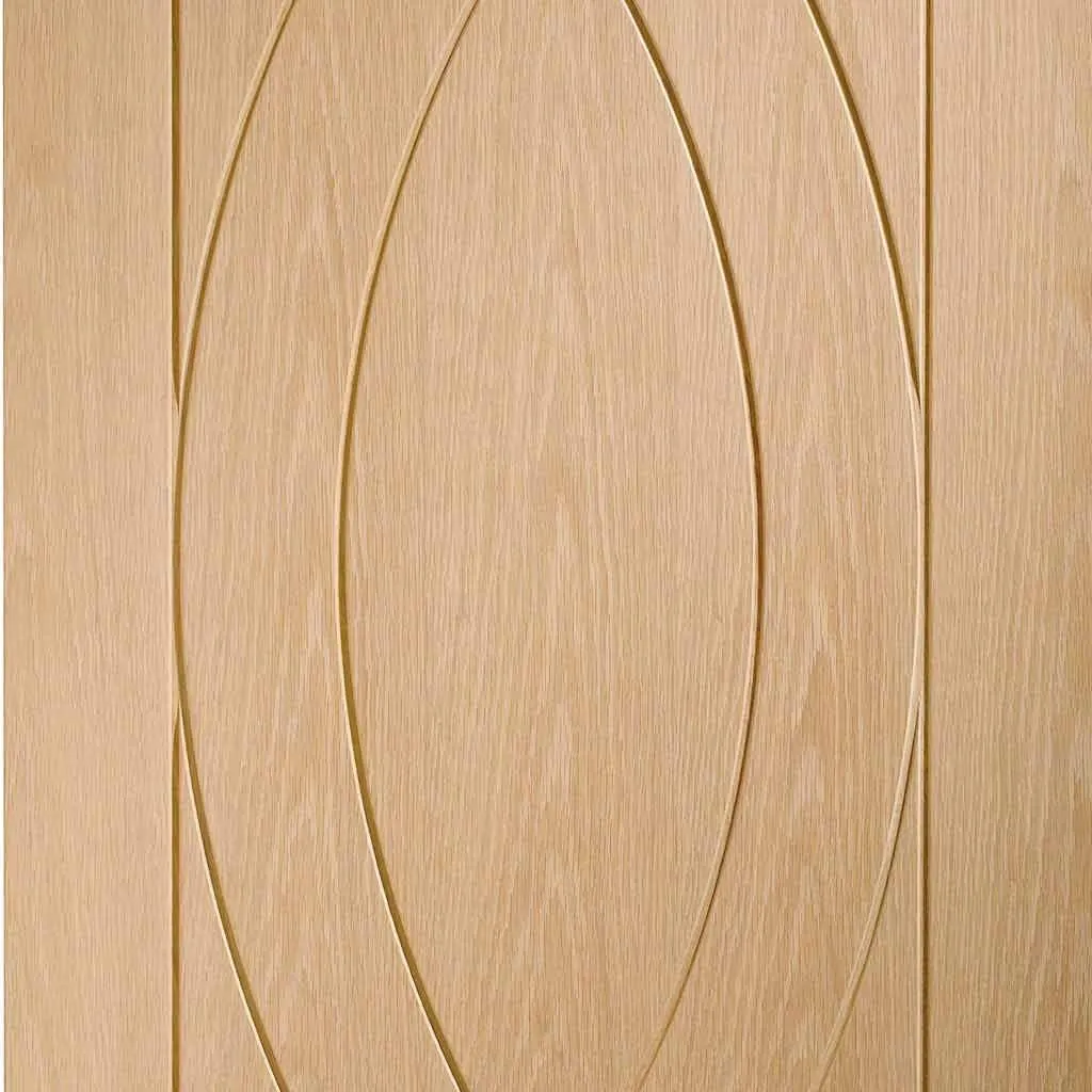 Bespoke Pass-Easi Treviso Oak Flush - 3 Sliding Doors and Frame Kit - Prefinished