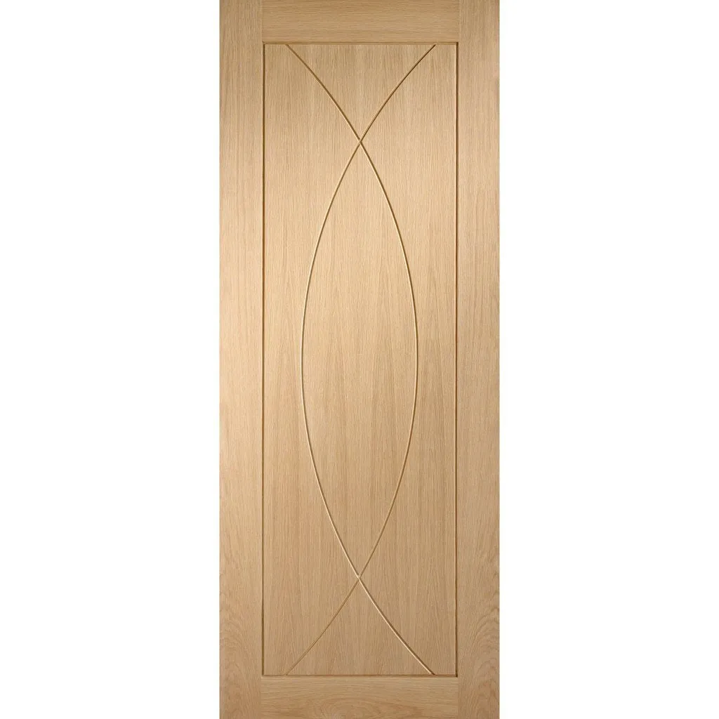 Bespoke Pesaro Oak Flush 4 Door Maximal Wardrobe and Frame Kit