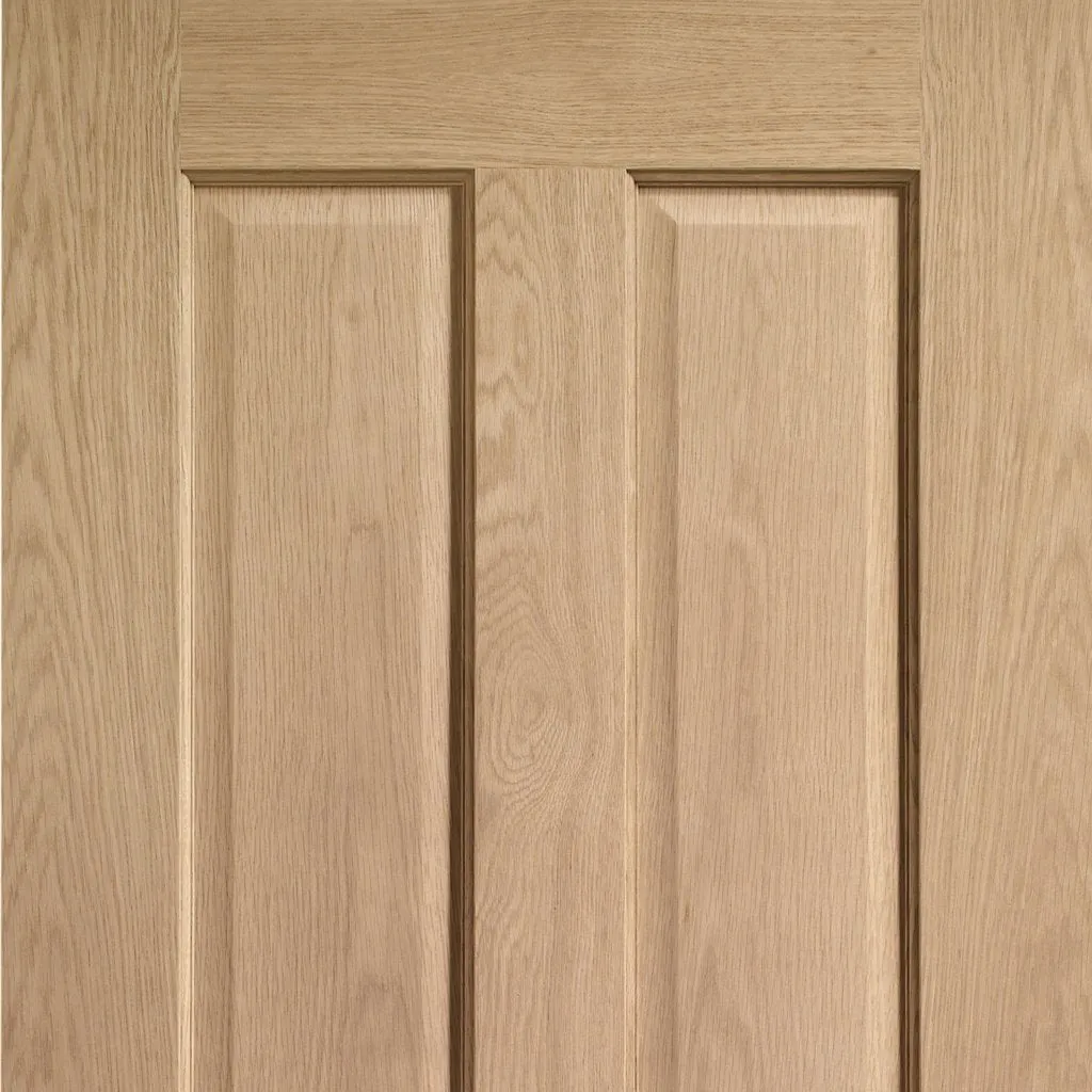 Bespoke Thrufold Victorian Oak 4 Panel Folding 3 0 Door - No Raised Mouldings